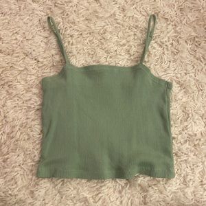 mint green aerie tank top. size small.